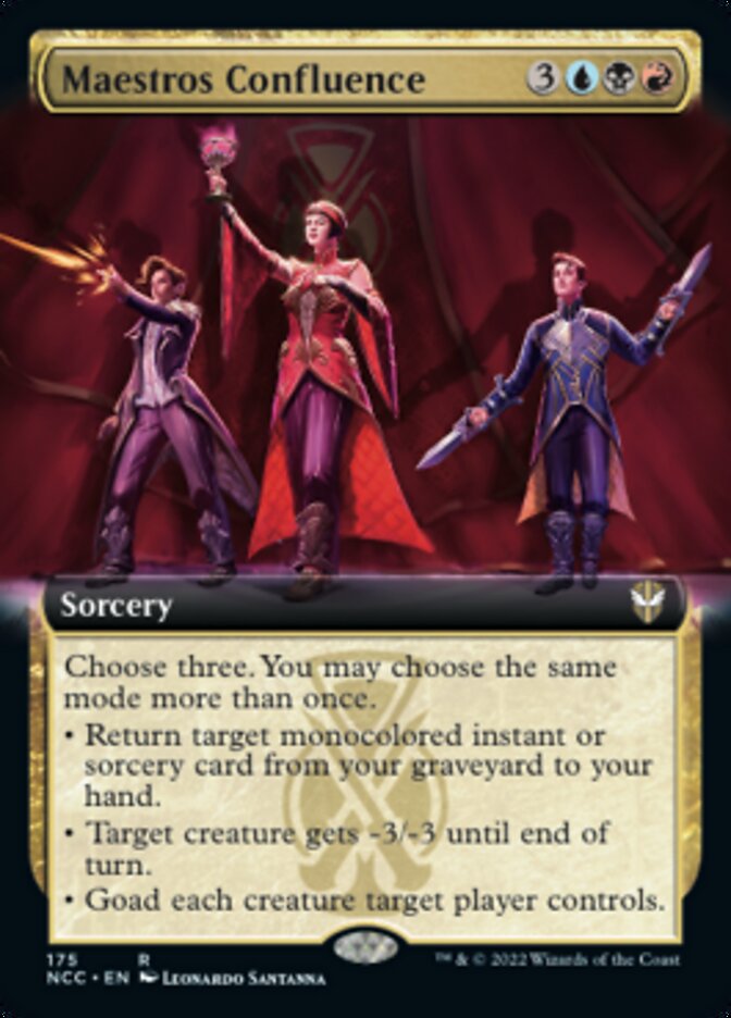 Maestros Confluence (Extended Art) [Streets of New Capenna Commander] | Gear Gaming Bentonville