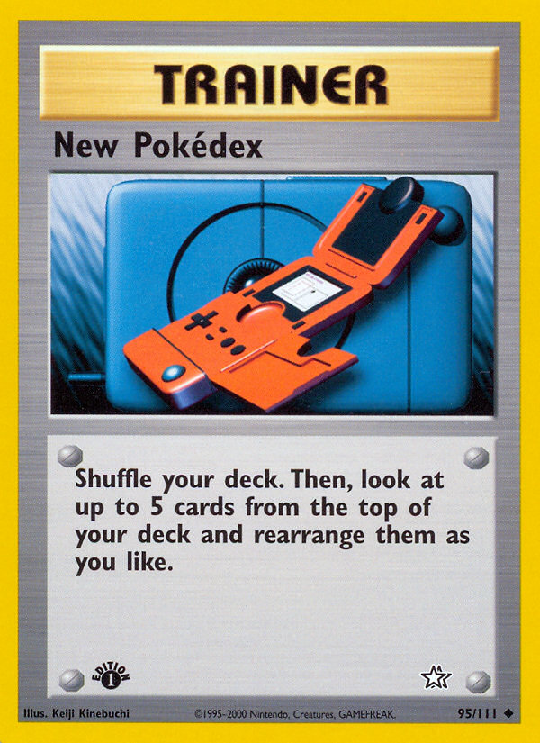 New Pokedex (95/111) [Neo Genesis 1st Edition] | Gear Gaming Bentonville