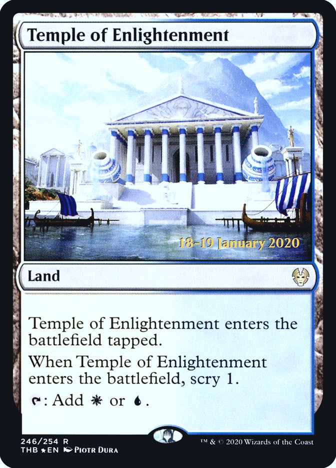 Temple of Enlightenment [Theros Beyond Death Prerelease Promos] | Gear Gaming Bentonville