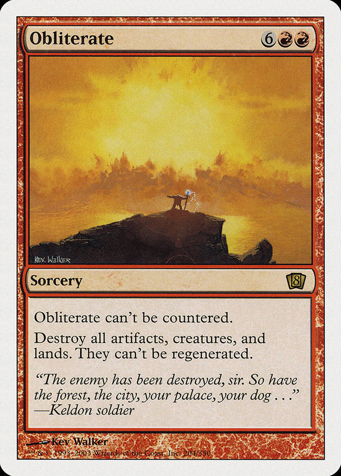 Obliterate (Oversized) [Eighth Edition] | Gear Gaming Bentonville