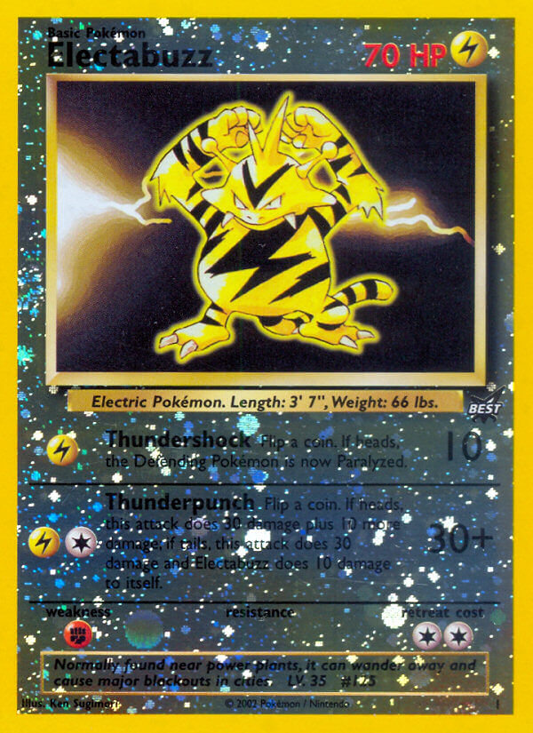 Electabuzz (1) [Best of Promos] | Gear Gaming Bentonville