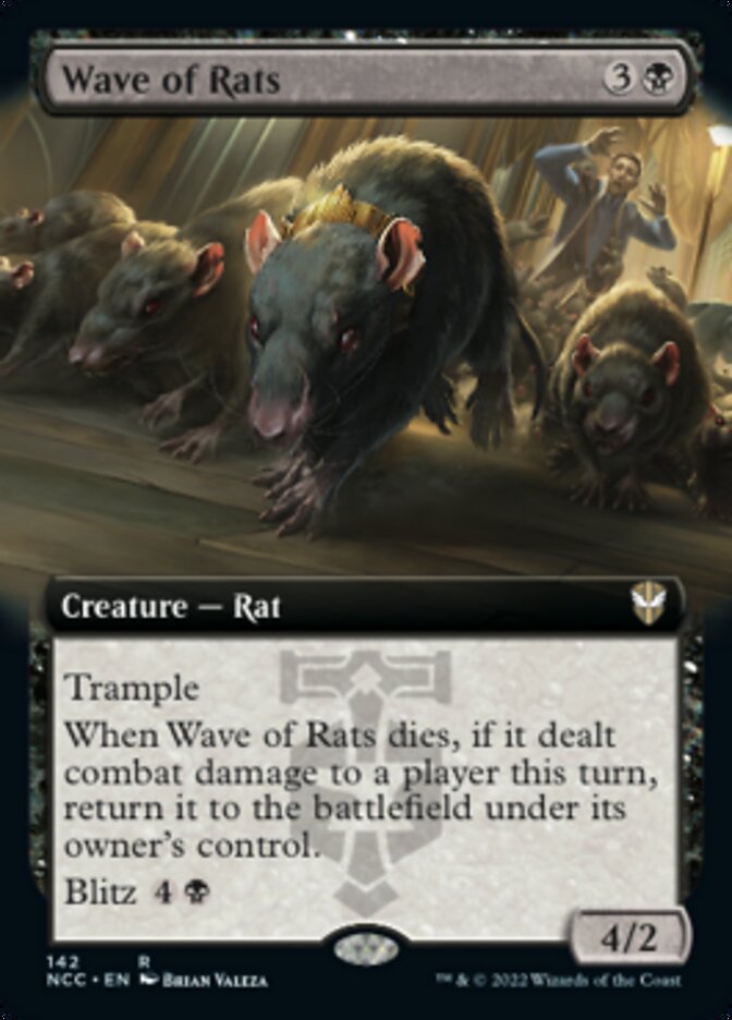 Wave of Rats (Extended Art) [Streets of New Capenna Commander] | Gear Gaming Bentonville