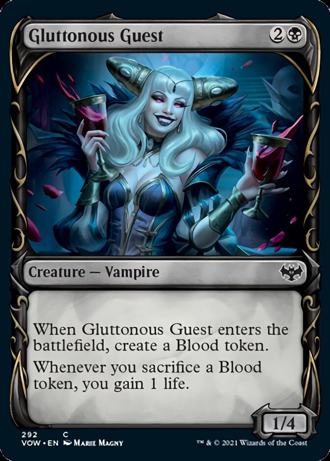 Gluttonous Guest (Showcase Fang Frame) [Innistrad: Crimson Vow] | Gear Gaming Bentonville