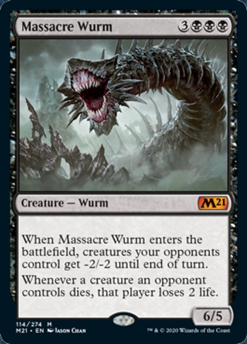 Massacre Wurm [Core Set 2021] | Gear Gaming Bentonville