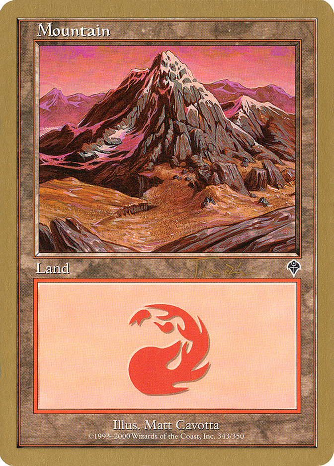 Mountain (jt343a) (Jan Tomcani) (INV) [World Championship Decks 2001] | Gear Gaming Bentonville