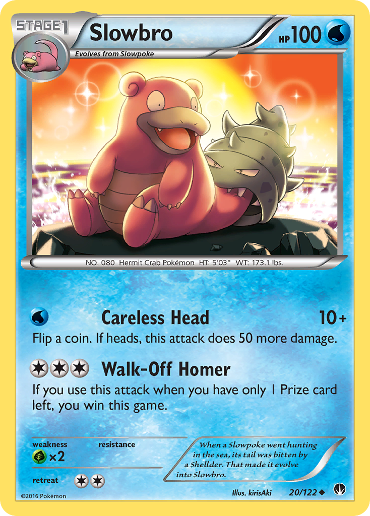 Slowbro (20/122) [XY: BREAKpoint] | Gear Gaming Bentonville