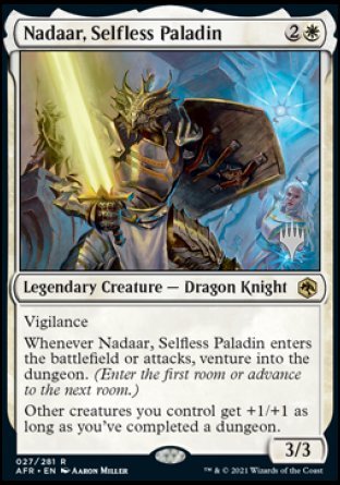 Nadaar, Selfless Paladin (Promo Pack) [Dungeons & Dragons: Adventures in the Forgotten Realms Promos] | Gear Gaming Bentonville