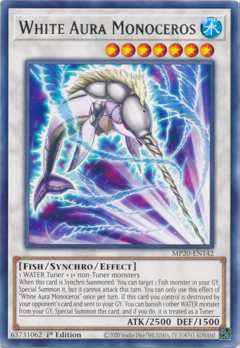 White Aura Monoceros [MP20-EN142] Rare | Gear Gaming Bentonville