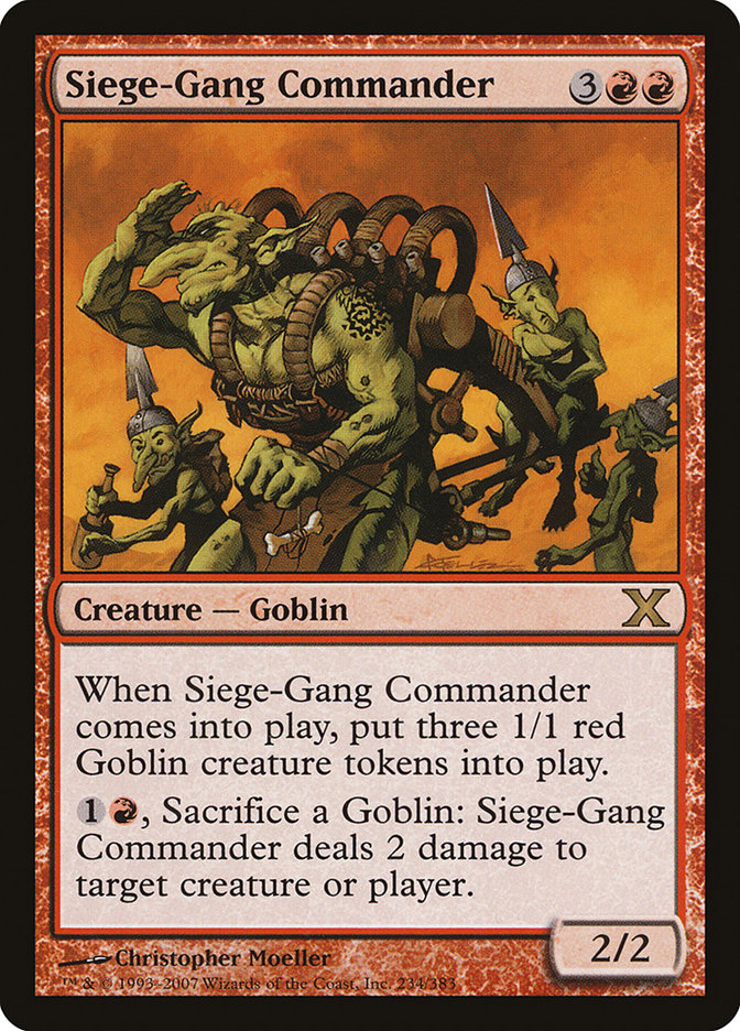 Siege-Gang Commander [Tenth Edition] | Gear Gaming Bentonville