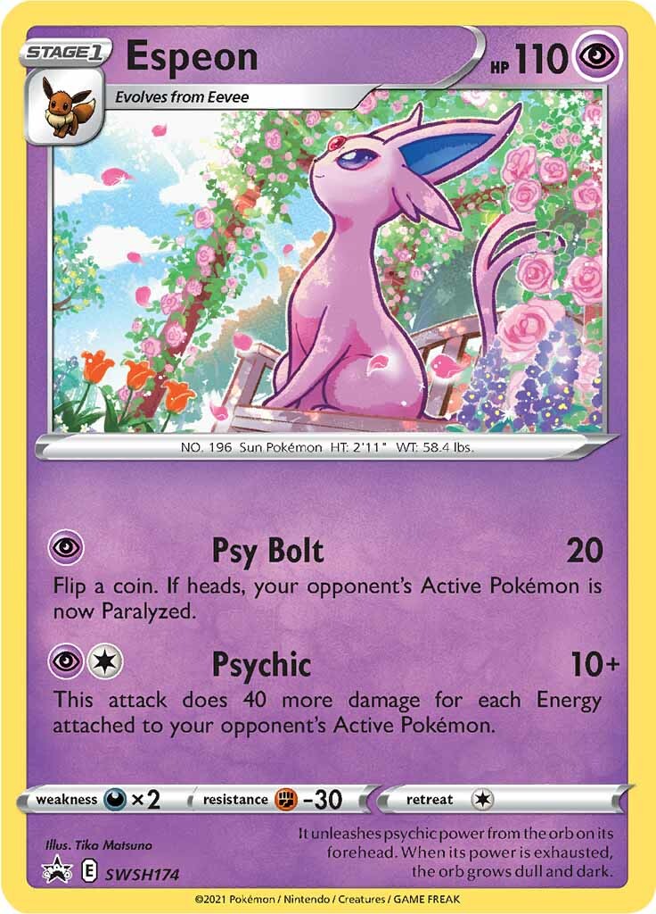 Espeon (SWSH174) [Sword & Shield: Black Star Promos] | Gear Gaming Bentonville