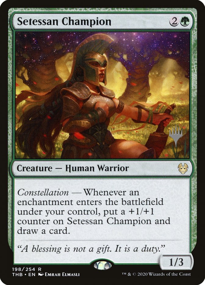 Setessan Champion (Promo Pack) [Theros Beyond Death Promos] | Gear Gaming Bentonville