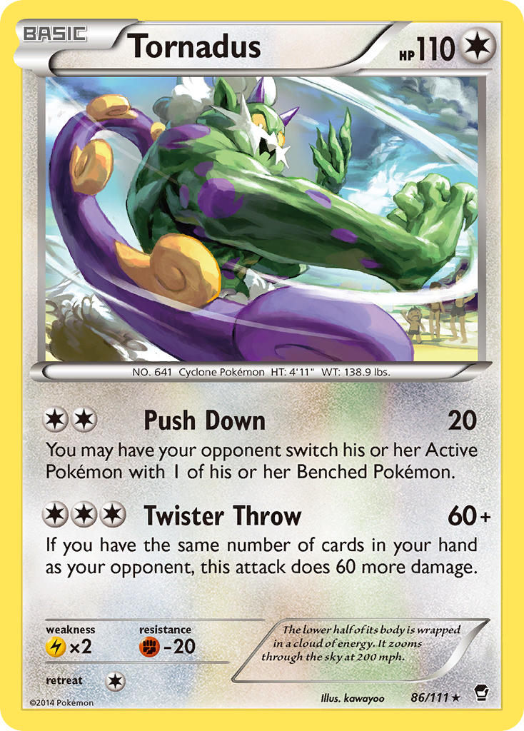 Tornadus (86/111) [XY: Furious Fists] | Gear Gaming Bentonville