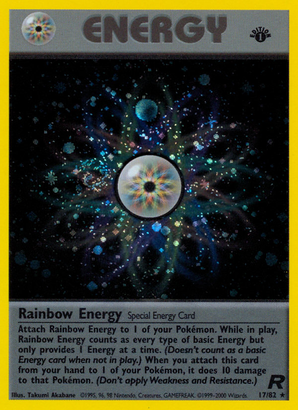 Rainbow Energy (17/82) [Team Rocket 1st Edition] | Gear Gaming Bentonville