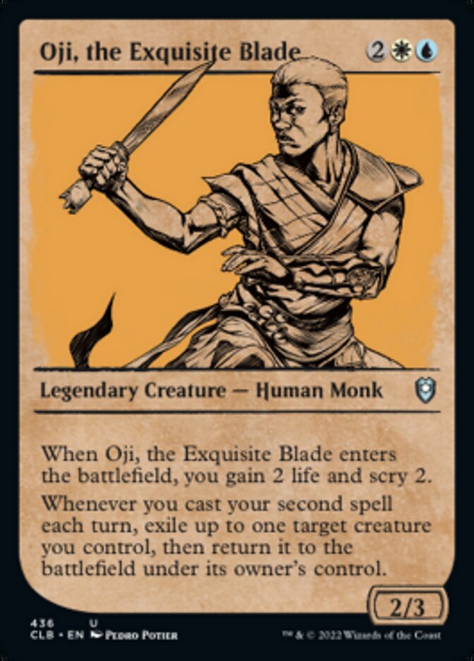 Oji, the Exquisite Blade (Showcase) [Commander Legends: Battle for Baldur's Gate] | Gear Gaming Bentonville