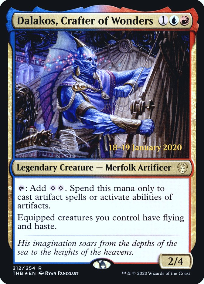 Dalakos, Crafter of Wonders [Theros Beyond Death Prerelease Promos] | Gear Gaming Bentonville