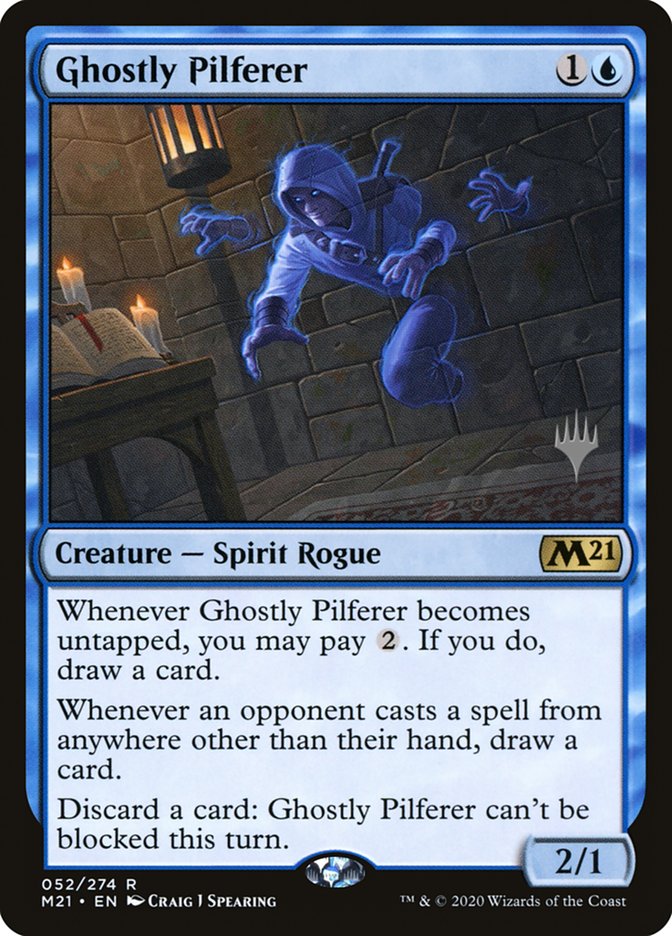 Ghostly Pilferer (Promo Pack) [Core Set 2021 Promos] | Gear Gaming Bentonville