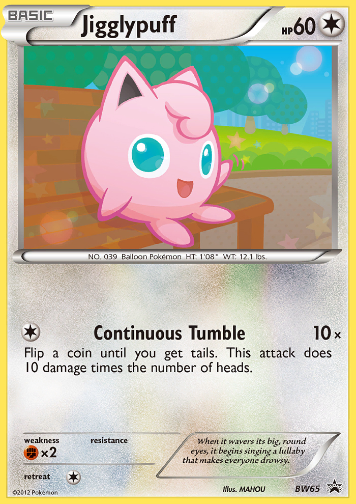 Jigglypuff (BW65) [Black & White: Black Star Promos] | Gear Gaming Bentonville