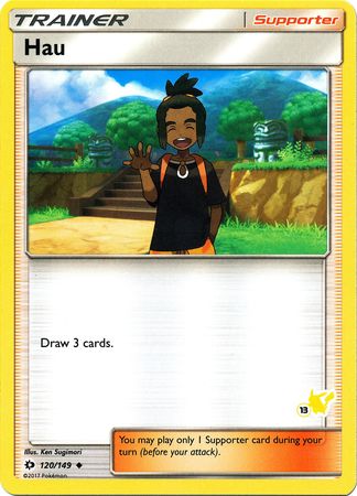 Hau (120/149) (Pikachu Stamp #13) [Battle Academy 2020] | Gear Gaming Bentonville