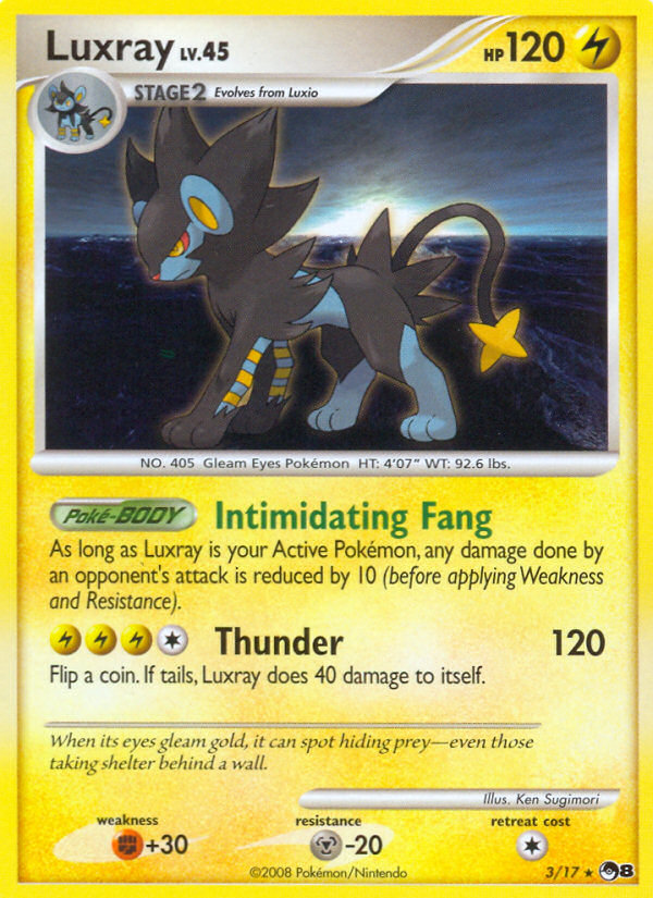 Luxray (3/17) [POP Series 8] | Gear Gaming Bentonville