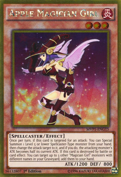 Apple Magician Girl [MVP1-ENG15] Gold Rare | Gear Gaming Bentonville