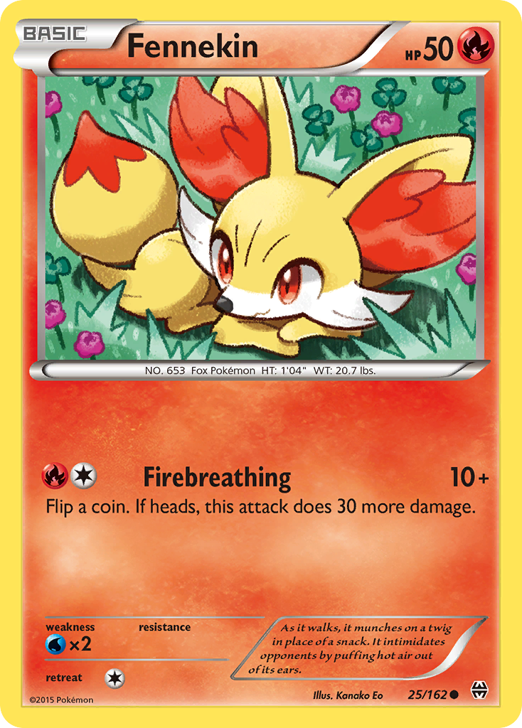 Fennekin (25/162) [XY: BREAKthrough] | Gear Gaming Bentonville