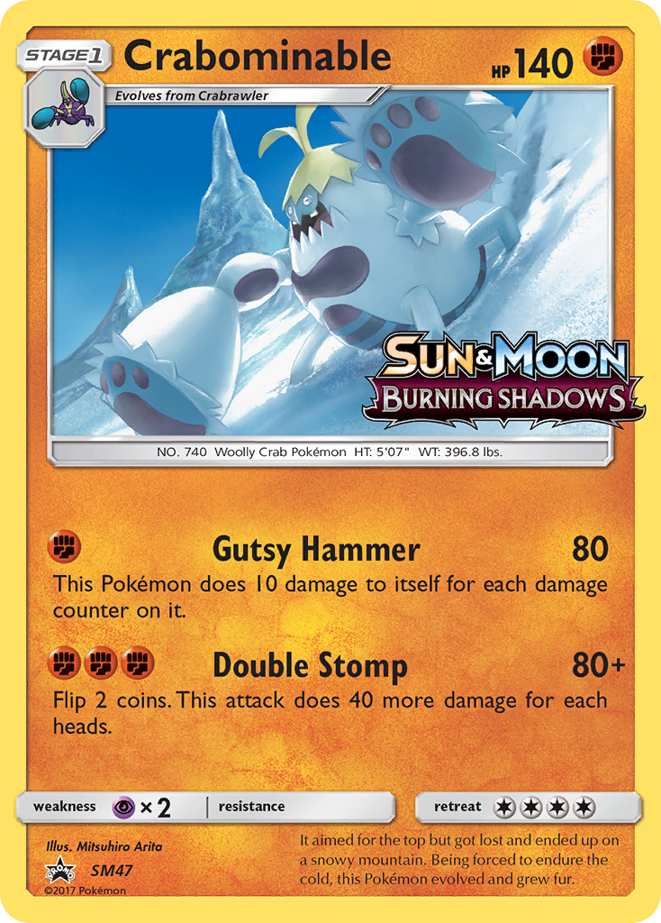 Crabominable (SM47) [Sun & Moon: Black Star Promos] | Gear Gaming Bentonville