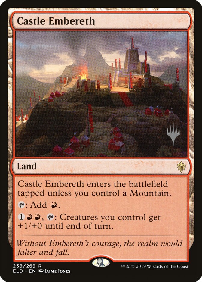 Castle Embereth (Promo Pack) [Throne of Eldraine Promos] | Gear Gaming Bentonville