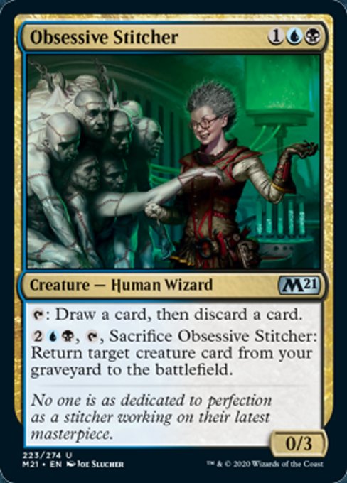 Obsessive Stitcher [Core Set 2021] | Gear Gaming Bentonville