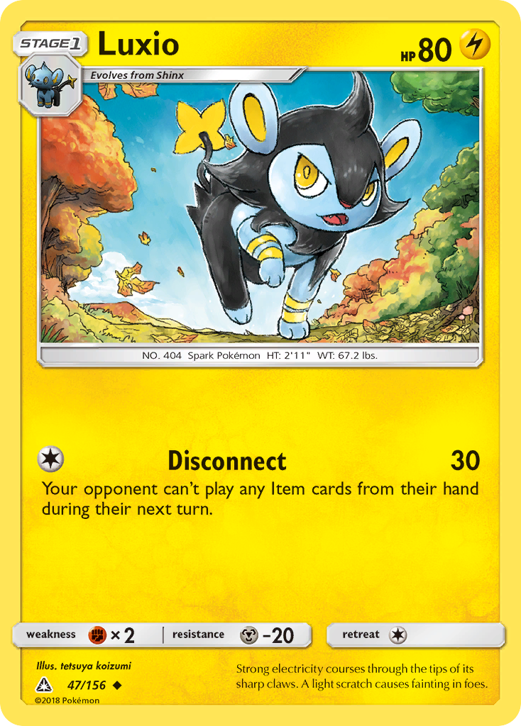 Luxio (47/156) [Sun & Moon: Ultra Prism] | Gear Gaming Bentonville