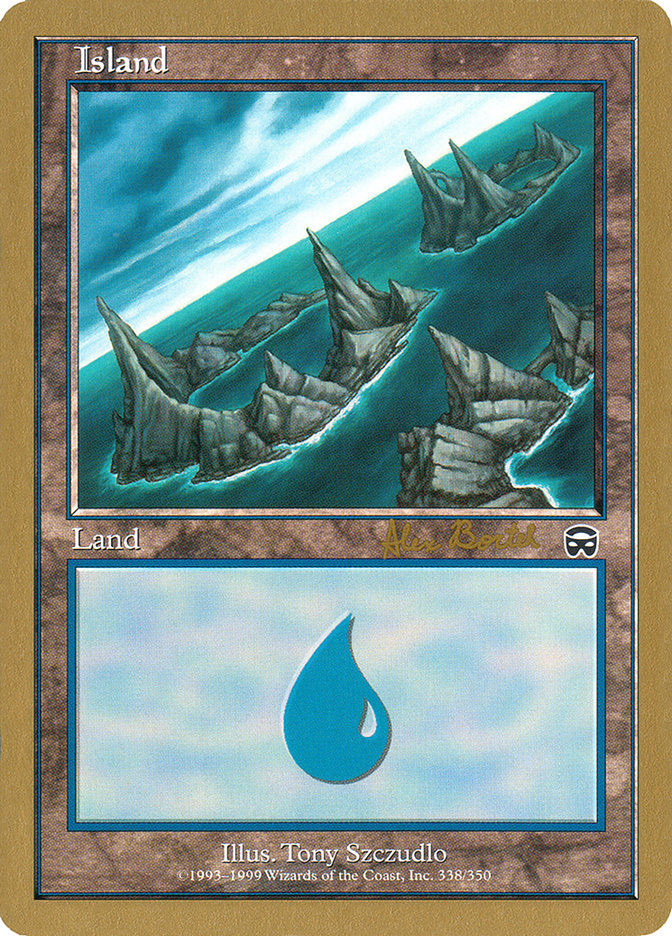 Island (ab338a) (Alex Borteh) [World Championship Decks 2001] | Gear Gaming Bentonville