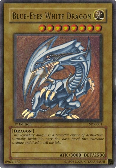 Blue-Eyes White Dragon [SDK-001] Ultra Rare | Gear Gaming Bentonville