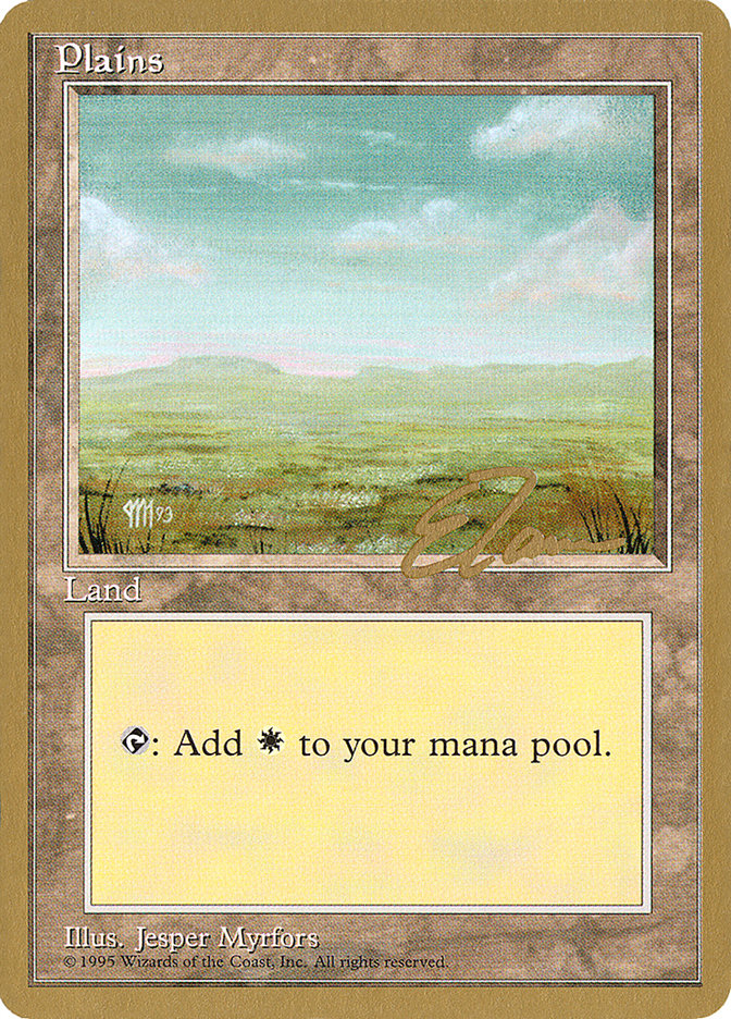 Plains (et364) (Eric Tam) [Pro Tour Collector Set] | Gear Gaming Bentonville