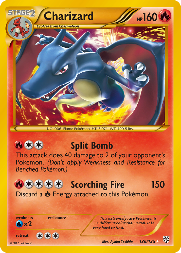 Charizard (136/135) [Black & White: Plasma Storm] | Gear Gaming Bentonville