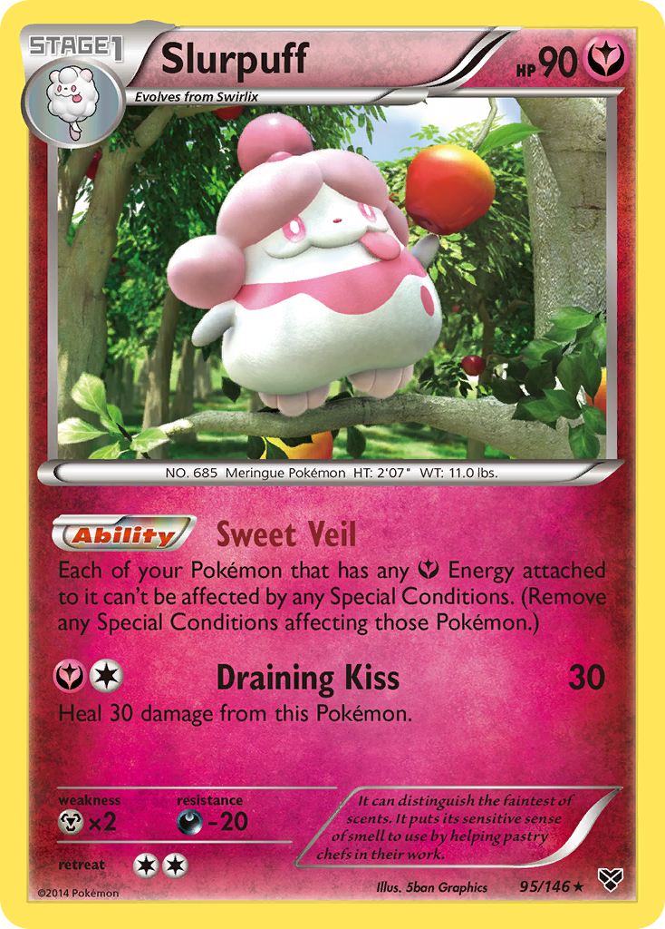 Slurpuff (95/146) [XY: Base Set] | Gear Gaming Bentonville