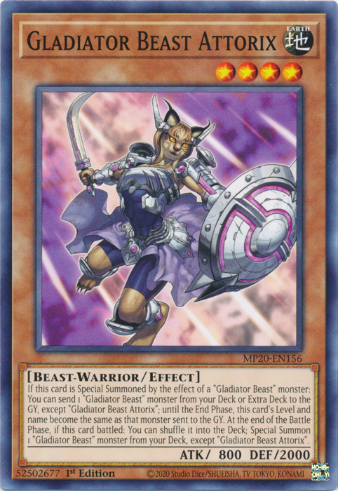 Gladiator Beast Attorix [MP20-EN156] Common | Gear Gaming Bentonville