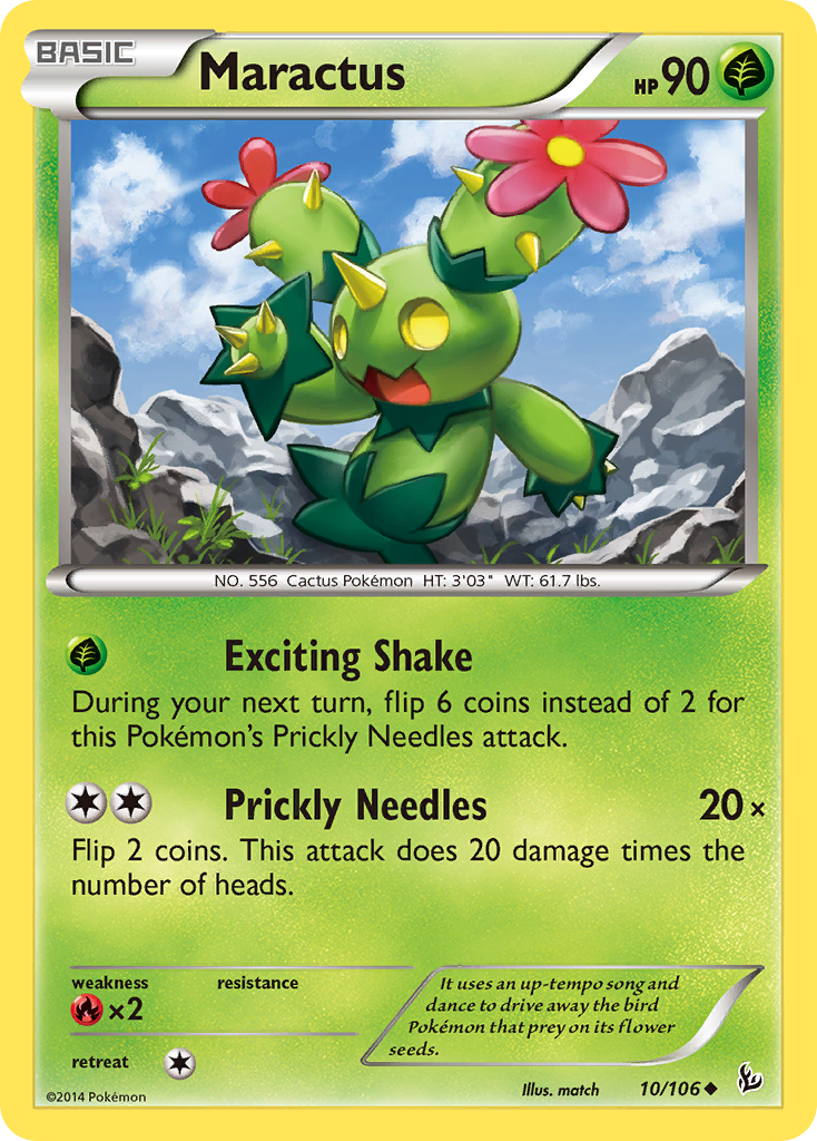 Maractus (10/106) [XY: Flashfire] | Gear Gaming Bentonville