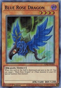 Blue Rose Dragon (Purple) [LDS2-EN104] Ultra Rare | Gear Gaming Bentonville