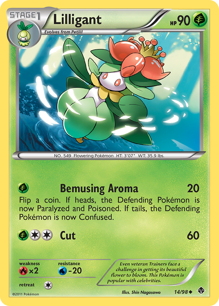 Lilligant (14/98) [Black & White: Emerging Powers] | Gear Gaming Bentonville