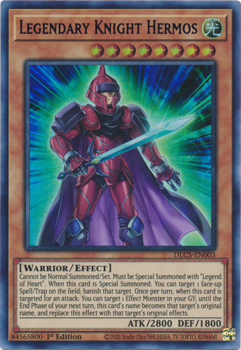 Legendary Knight Hermos (Purple) [DLCS-EN003] Ultra Rare | Gear Gaming Bentonville