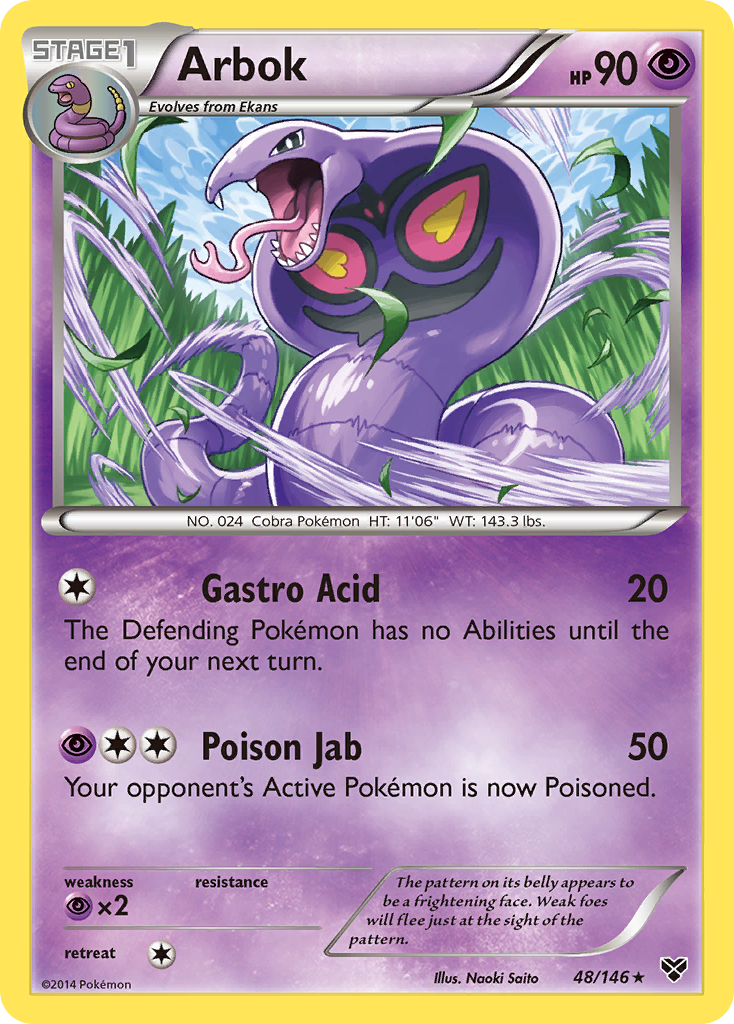 Arbok (48/146) [XY: Base Set] | Gear Gaming Bentonville