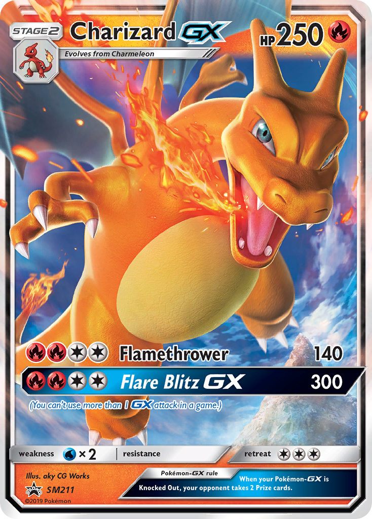 Charizard GX (SM211) [Sun & Moon: Black Star Promos] | Gear Gaming Bentonville