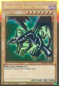 Red-Eyes Black Dragon [MAGO-EN003] Gold Rare | Gear Gaming Bentonville