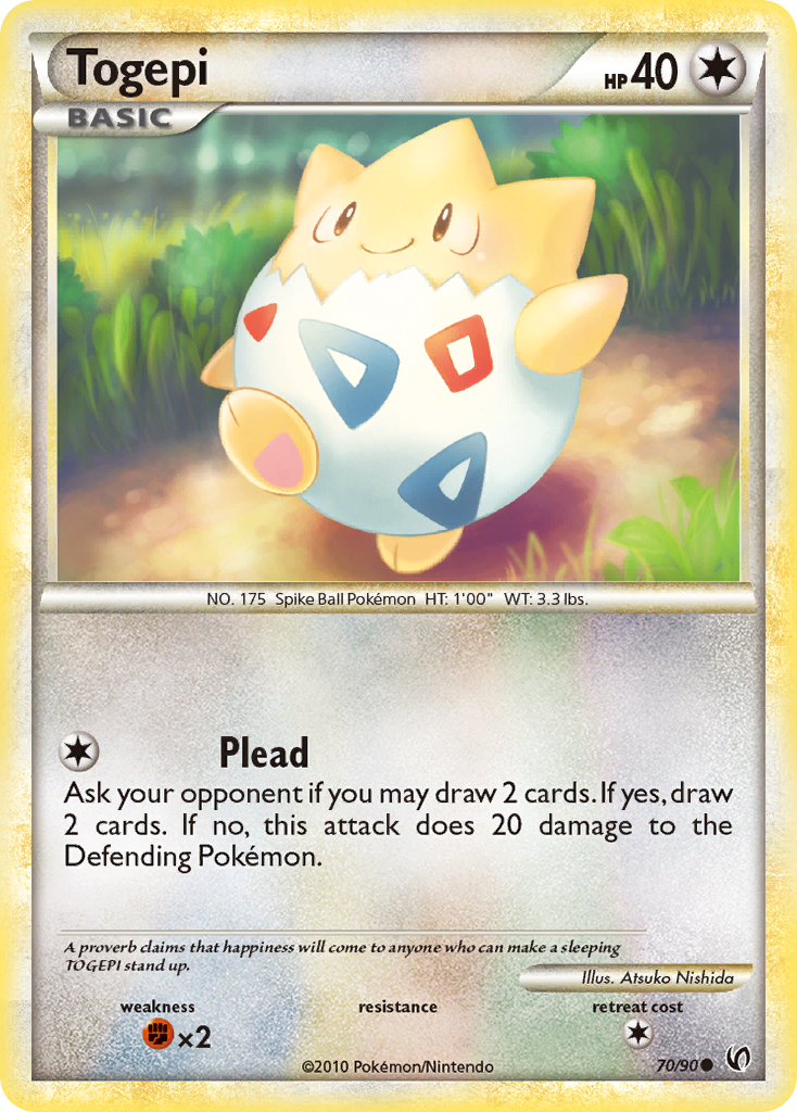 Togepi (70/90) [HeartGold & SoulSilver: Undaunted] | Gear Gaming Bentonville