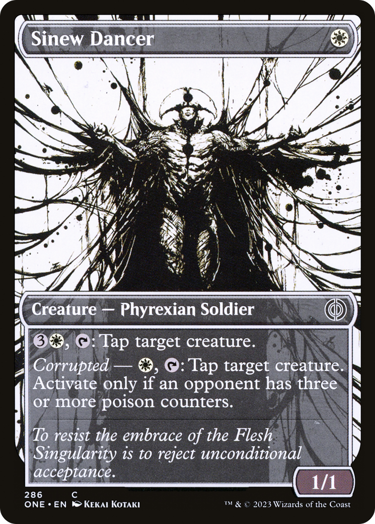 Sinew Dancer (Showcase Ichor) [Phyrexia: All Will Be One] | Gear Gaming Bentonville