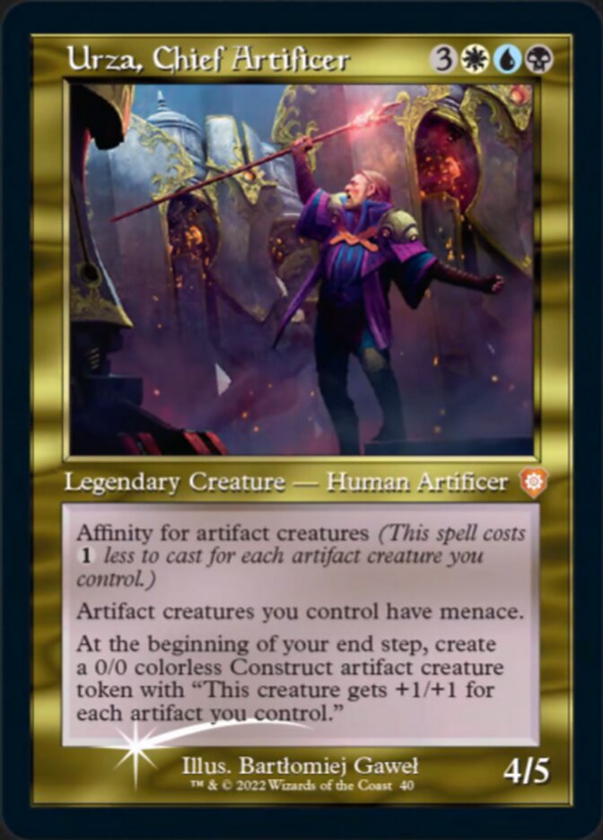 Urza, Chief Artificer (040) (Retro) (Display Commander) [The Brothers' War Commander] | Gear Gaming Bentonville