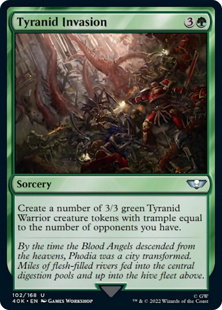 Tyranid Invasion (Surge Foil) [Universes Beyond: Warhammer 40,000] | Gear Gaming Bentonville