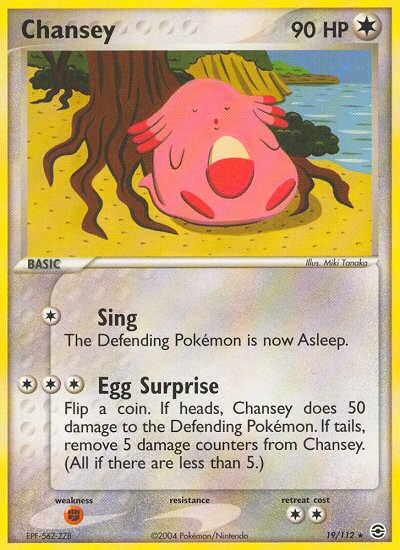 Chansey (19/112) [EX: FireRed & LeafGreen] | Gear Gaming Bentonville