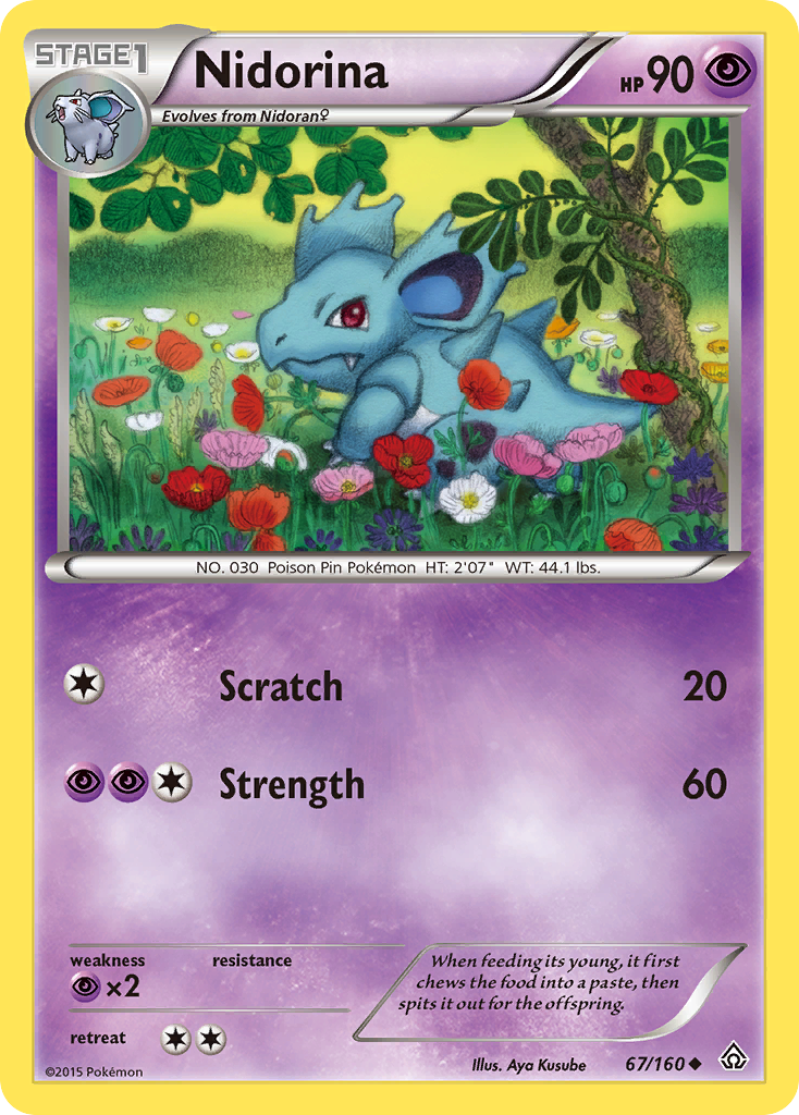 Nidorina (67/160) [XY: Primal Clash] | Gear Gaming Bentonville