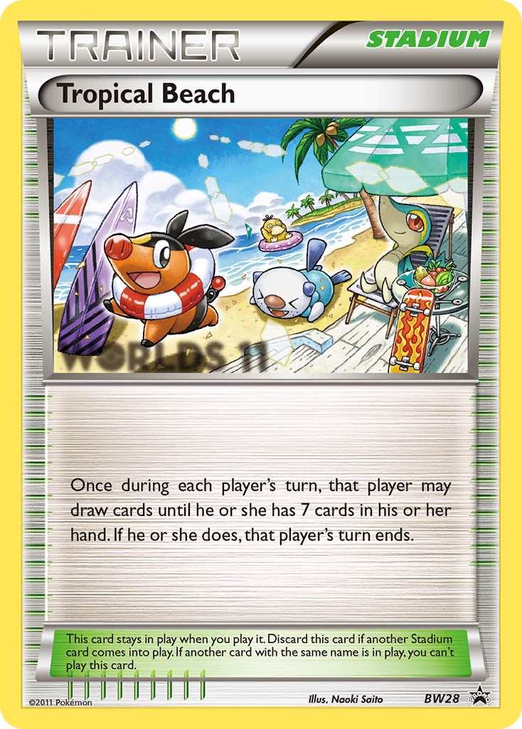 Tropical Beach (BW28) [Black & White: Black Star Promos] | Gear Gaming Bentonville