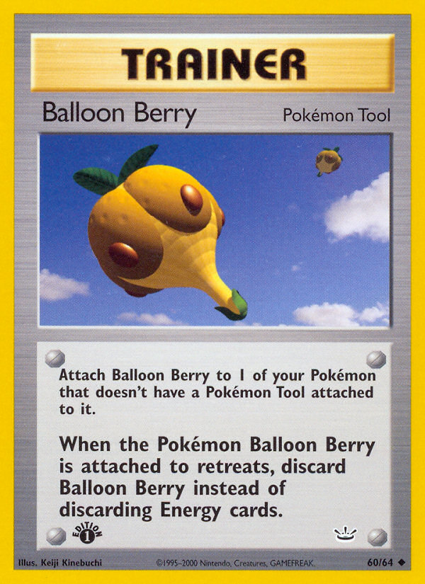 Balloon Berry (60/64) [Neo Revelation 1st Edition] | Gear Gaming Bentonville